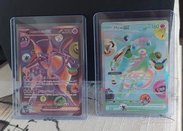 Mew ex + Mewtwo ex FUTURISTICO 30 anniversario 