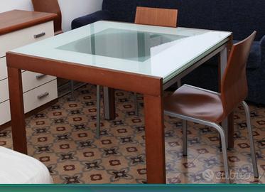 Tavolo quadrato allungabile Calligaris