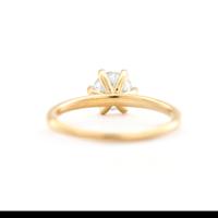 gioielliANELLO SOLITARIO CON DIAMANTE NATURALE 0,9