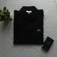 Polo nera Lacoste