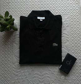Polo nera Lacoste