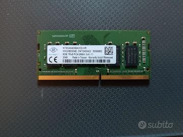 8 GB RAM DDR4-2666 MHz SODIMM