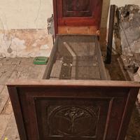 letto legno antico