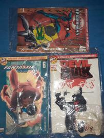 Lotto Fumetti supereroi sigillati modellini Marvel