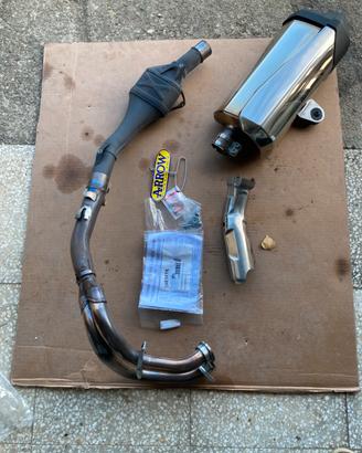 Africa twin crf 1000 2016 Scarico completo