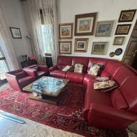 Divano in pelle Chateau d'ax