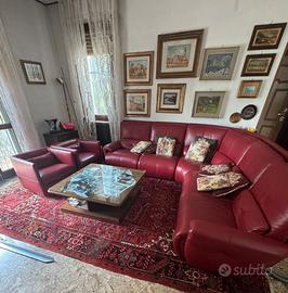 Divano in pelle Chateau d'ax