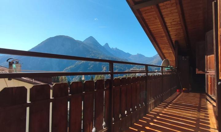 Valle di cadore mansarda con terrazza
