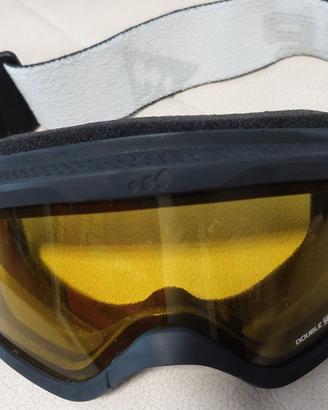 Occhiali maschera da sci bambini.