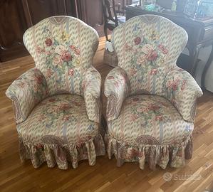 Coppia poltroncine tessuto Etro
