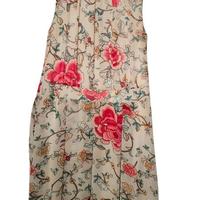 Completo giacchino + vestito seta a fiori