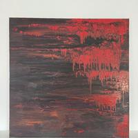 Tela dipinto astratto 80x80 