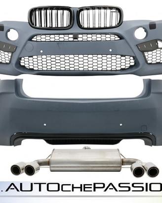 Kit Estetico M per Bmw X6 F16 dal 2015>2020