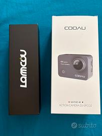 Action cam completa e con supporto galleggiante