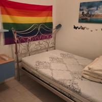 cameretta letto in ferro battuto 