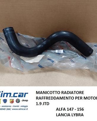 MANICOTTO ACQUA RADIATORE ALFA 147, 156, LANCIA LY