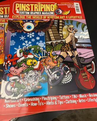 Lotto 5 Pinstriping Kustom Graphics Magazine