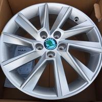 Cerchi in lega 16 pollici originali SKODA FABIA