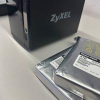 NAS Zyxel 325 V2 8TB WD Balck 7200