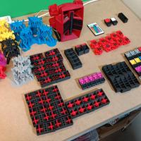 miniatur/modellin lampade casse tekno rave sound 