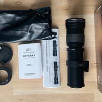 obiettivo Jin Tu Jintu 420-800mm f8.3/16 Canon Eos