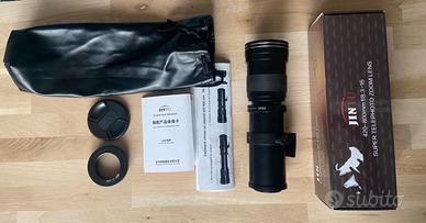 obiettivo Jin Tu Jintu 420-800mm f8.3/16 Canon Eos