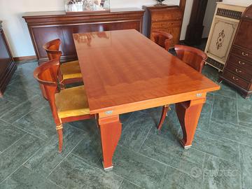 Tavolo Mensa Magna e 4 sedie Sella Media Giorgetti