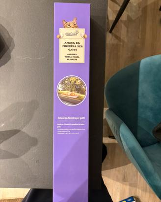 Amaca da finestra per gatto nuova