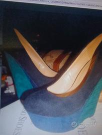 scarpe donna n.35/36 colore nero, verde, Blue