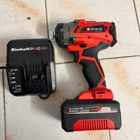 Einhell TE-CI 18/1 Li + batteria 4Ah + carica