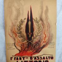 Cartolina 1 Reg. Assalto Littorio Guerra Spagna