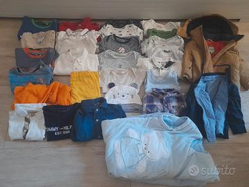 Lotto abbigliamento misto 6/9 mesi