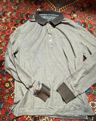 Polo manica lunga Armani Jeans grigia taglia L