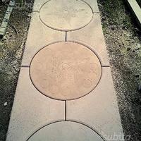 Coppia Stampi cemento matrice Forma vialetto pavim