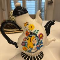 Alice in wonderland tazza + teiera