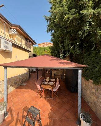 Struttura gazebo e perline