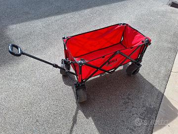 Carrello pieghevole da spiaggia, giardino, ecc.