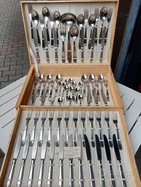 Servizio posate acciaio inox 18/10 69 pezzi