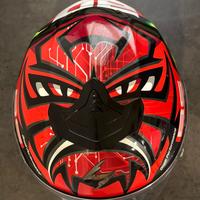 Casco scorpion exo +guanti alpinestars