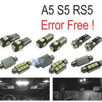 KIT 16 LAMPADE LED INTERNE PER AUDI A5 S5 RS5 B8 0