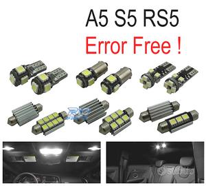 KIT 16 LAMPADE LED INTERNE PER AUDI A5 S5 RS5 B8 0