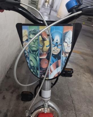 Bici bimbo con rotelle. Hulk Marvel
