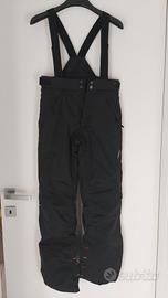 Pantaloni salopette da neve 12 anni Decathlon