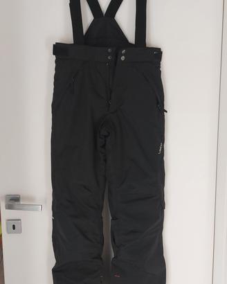 Pantaloni salopette da neve 12 anni Decathlon