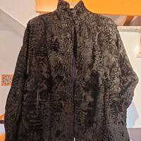 Pelliccia nera di "persiano" vera