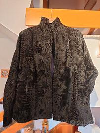 Pelliccia nera di "persiano" vera
