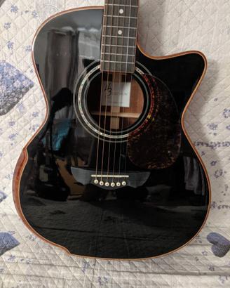 Harley Benton CLG-650SM-CE BK SolidWood