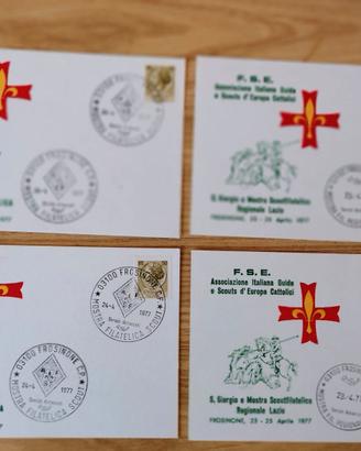 SCOUTISMO FILATELIA buste e cartoline