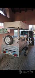 carrello, rimorchio ellebi ribabaltabile 750kg