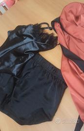 tris vestaglia top e pantaloncino 